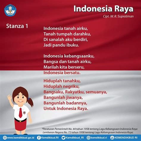 LIRIK LAGU INDONESIA RAYA TIGA STANZA BESERTA MAKNANYA - Smansatuja