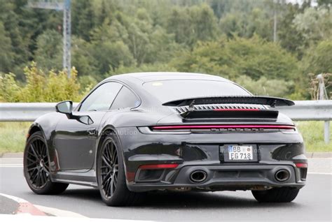 2023 Porsche 911 Turbo Hybrid Spied on the Nurburgring - autoevolution