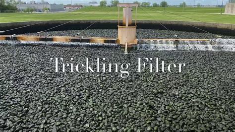 Trickling Filter at the wastewater treatment plant (utilities) - YouTube