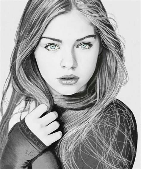 41 best ideas for coloring | Realistic Girl Face Drawing