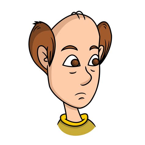 Clipart - Bald man