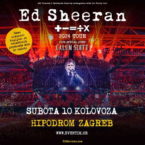 Ed Sheeran Zagreb cena vstopnice in nakup karte za koncert Ed Sheeran ...