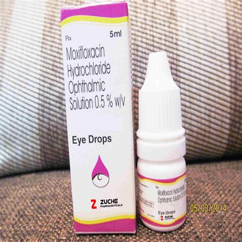 Moxifloxacin Eye Drops, for Conjunctivitis, Bottle Size: 5 mL, | ID ...