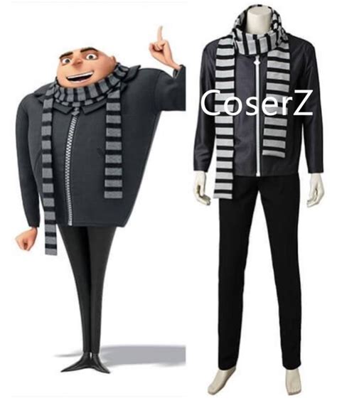 Movie Despicable Me 3 Gru Cosplay Costume | Despicable me costume ...