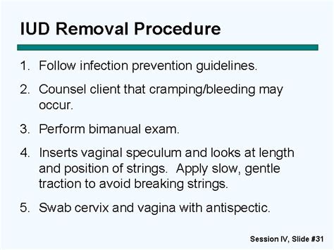 Iud Removal Procedure Steps / Procedure Insertion Of Intrauterine ...