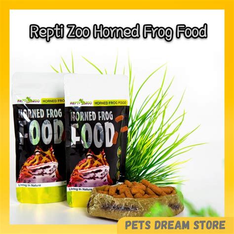 Reptizoo Horned Frog Food 50g Shrimp & Fish Flavor Pacman Frog high ...