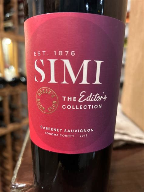 2019 Simi Cabernet Sauvignon The Editor's Collection, USA, California ...