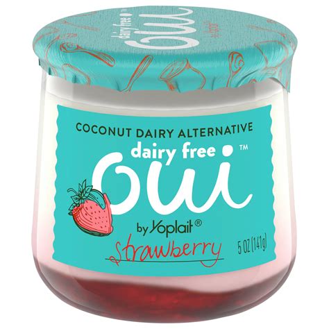 Yoplait Oui Dairy Free Strawberry French Style Yogurt - Shop Yogurt at ...