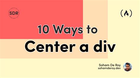 Playground | How to Center a Div with CSS – 10 Different Ways