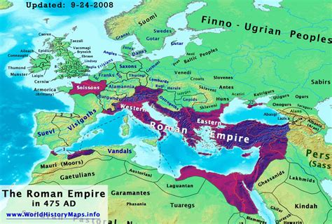 The Roman Empire - World History Maps