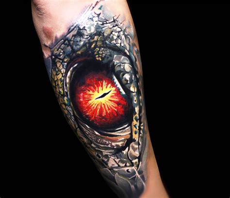 Dragon Eye tattoo by Tattoo Zhuzha | Photo 22279