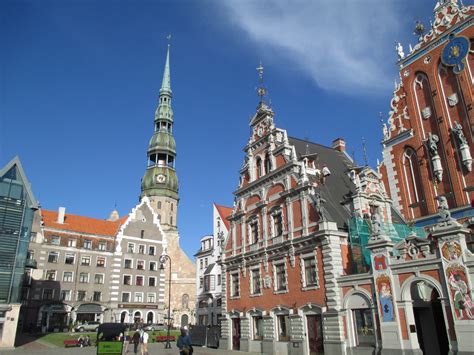 Riga - Old Town part 1 - Town Hall Square, Riverfront