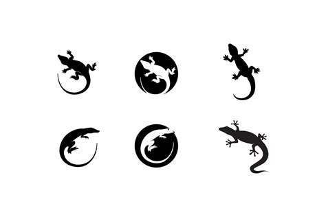 Lizard and Reptile Logo Icon Vector Graphic by anggasaputro4489 ...