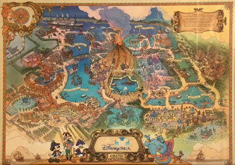 Tokyo DisneySea Map - ID: julydisneyland20317 | Van Eaton Galleries