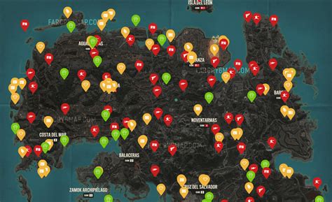 Interactive map of Yara from Far Cry 6 (link in comments) : farcry6