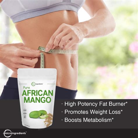 Maximum Strength Pure African Mango Powder (Irvingia Gabonensis Powder ...