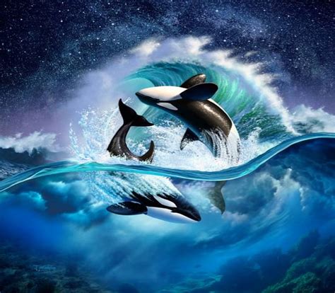 Orca Underwater Wallpaper