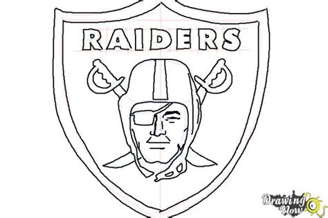 How to Draw The Oakland Raiders, Nfl Team Logo - DrawingNow