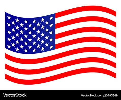 Usa flag Royalty Free Vector Image - VectorStock