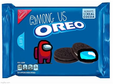 Among Us Oreo (a fake Oreo flavor) - Imgflip