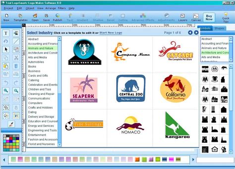 Logosmartz Logo Maker Software Software Informer: Screenshots