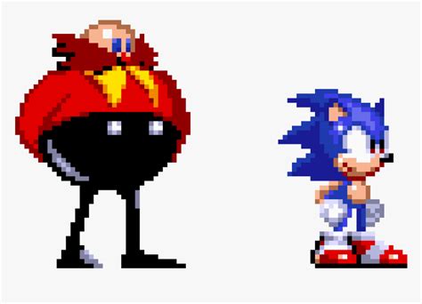 Sonic Eggman Sprites Png, Transparent Png - kindpng