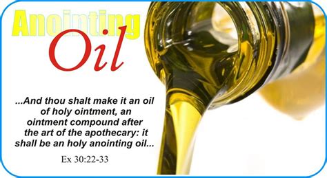 BEWARE OF UN-BIBLICAL USE OF THE ANOINTING OIL: | My name is coming out