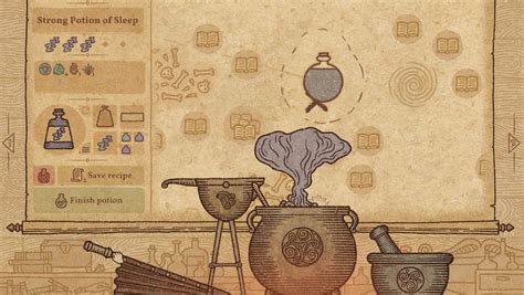 Potion Craft map and recipes list | PC Gamer