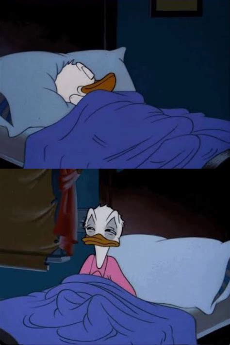 donald duck waking up Blank Template - Imgflip