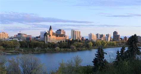 Skyline of Saskatoon by the River image - Free stock photo - Public ...