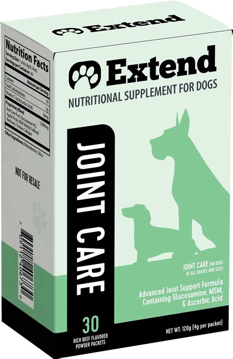 EXTEND Joint Care Nutritional Dog Supplements, 30 count - Chewy.com