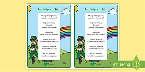 Irish Poems as Gaeilge | Twinkl Blog | - Twinkl