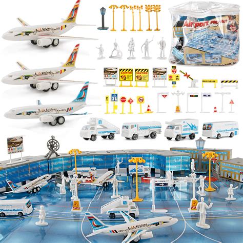 Buy Liberty Imports 200 Pieces Deluxe Airport Terminal Kids Toy ...