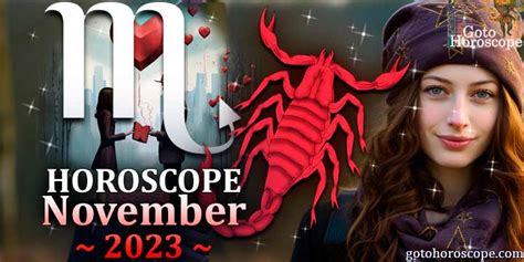 Scorpio Horoscope for November 2023 ⭐ GotoHoroscope