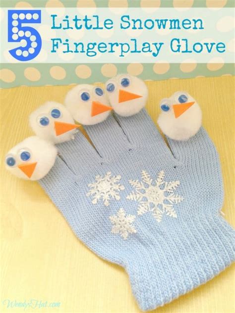 5 Little Snowmen Fingerplay Glove | Oakley, Valentine gifts and Plays