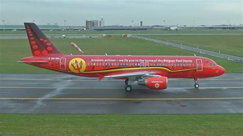 flandersnews.be video: Red Devils get own plane at Zaventem Airport