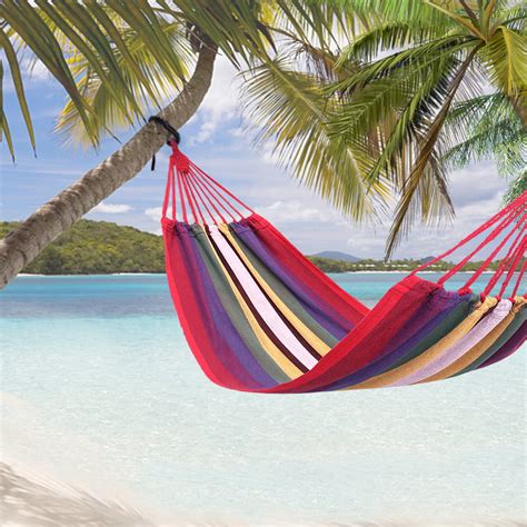 Zimtown Brazilian Style Single Hammock Banana Hammock for Outdoor ...