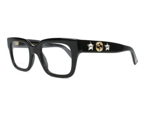 Gucci Eyeglasses GG-0210-O 001 Black | Visionet