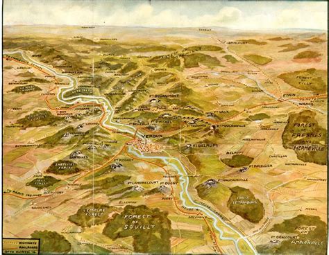 Battle Of Verdun Map