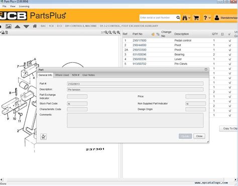 JCB Service Parts Pro (PartsPlus+ EPC) v2.0 2017 Download Now