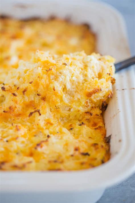 Easy Hashbrown Casserole - Brown Eyed Baker