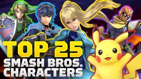 25 Best Super Smash Bros. Characters - YouTube