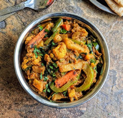 Veg Kadai Recipe | Kadai Vegetable Sabzi - VegeCravings | Recipe ...