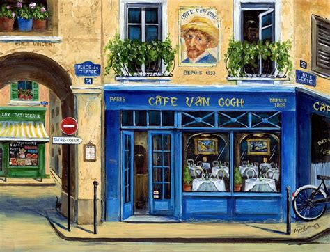 Cafe Van Gogh II Painting by Marilyn Dunlap