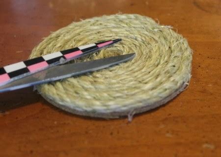 DIY Sisal Rope Coasters