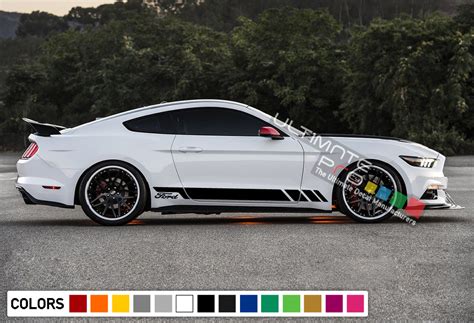 2x Sport Decal Sticker Vinyl Side Racing Stripes Compatible with Ford ...