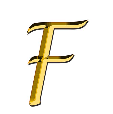 letter F PNG transparent image download, size: 1271x1280px