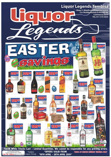 Specials Only Available at... - Liquor Legends South Africa