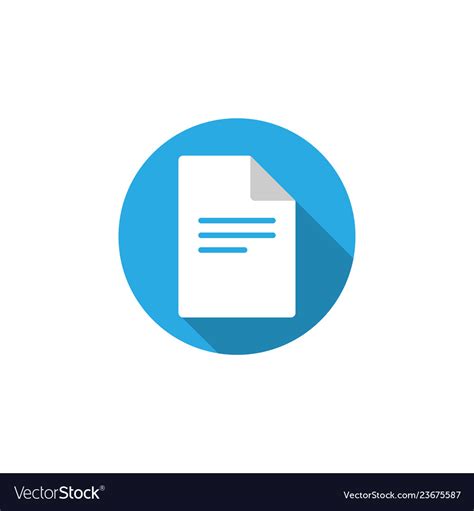 Document icon graphic design template Royalty Free Vector