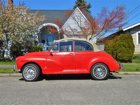 Seattle's Parked Cars: 1959 Morris Minor 1000 Convertible